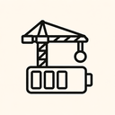 icon_construction_battery_line_art icon preview
