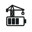 icon_construction_battery_monochrome icon preview