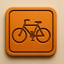 icon_construction_bicycle_embossed icon preview