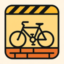 icon_construction_bicycle_geometric icon preview