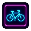 icon_construction_bicycle_neon icon preview