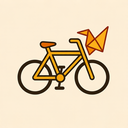 icon_construction_bicycle_origami icon preview