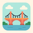 icon_construction_bridge_flat_pastel icon preview