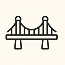 icon_construction_bridge_minimal_outline icon preview