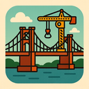 icon_construction_bridge_retro icon preview