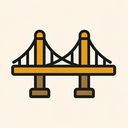 icon_construction_bridge_symmetrical icon preview