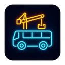 icon_construction_bus_neon icon preview