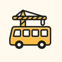 icon_construction_bus_thin icon preview