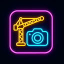 icon_construction_camera_neon icon preview