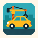 icon_construction_car_flat_design icon preview