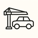 icon_construction_car_minimal_outline icon preview