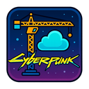 icon_construction_cloud_cyberpunk icon preview