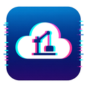 icon_construction_cloud_digital_glitch icon preview