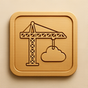 icon_construction_cloud_embossed icon preview