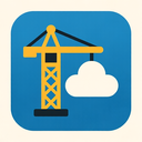 icon_construction_cloud_geometric icon preview