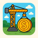 icon_construction_coin_cartoon icon preview