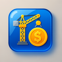 icon_construction_coin_glassy icon preview