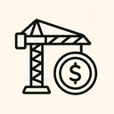 icon_construction_coin_line_art icon preview