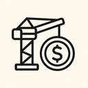 icon_construction_coin_minimal_outline icon preview