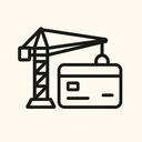 icon_construction_credit_card_minimal_outline icon preview