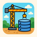 icon_construction_database_cartoon icon preview