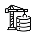 icon_construction_database_monochrome icon preview