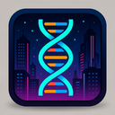 icon_construction_dna_strand_cyberpunk icon preview