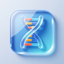 icon_construction_dna_strand_glassy icon preview
