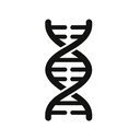 icon_construction_dna_strand_monochrome icon preview