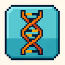 icon_construction_dna_strand_pixel_art icon preview