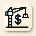 icon_construction_dollar_sign_abstract icon preview