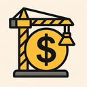 icon_construction_dollar_sign_filled icon preview