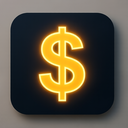 icon_construction_dollar_sign_glow_effect icon preview