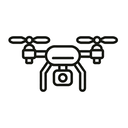 icon_construction_drone_line_art icon preview