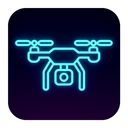icon_construction_drone_neon icon preview
