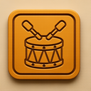 icon_construction_drum_embossed icon preview