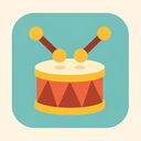 icon_construction_drum_flat_pastel icon preview