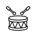 icon_construction_drum_line_art icon preview