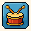 icon_construction_drum_pixel_art icon preview