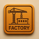icon_construction_factory_embossed icon preview