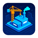 icon_construction_factory_futuristic icon preview