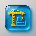 icon_construction_factory_glassy icon preview