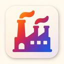 icon_construction_factory_gradient icon preview