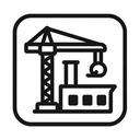 icon_construction_factory_monochrome icon preview