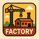 icon_construction_factory_retro icon preview
