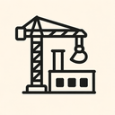 icon_construction_factory_thin icon preview