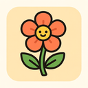 icon_construction_flower_cartoon icon preview