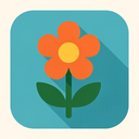 icon_construction_flower_flat_design icon preview