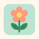 icon_construction_flower_flat_pastel icon preview