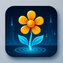 icon_construction_flower_futuristic icon preview